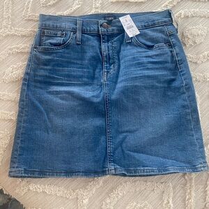 J. Crew Light Blue Denim Mini Skirt